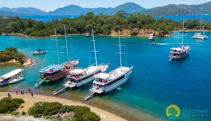 12 ADALAR TEKNE TURU - FETHYE GEZLECEK YERLER VE TURLAR