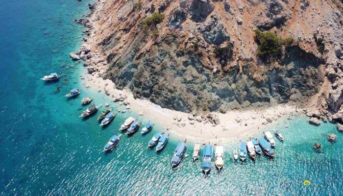 ADRASAN SULUADA TEKNE TURU - ANTALYA GEZLECEK YERLER