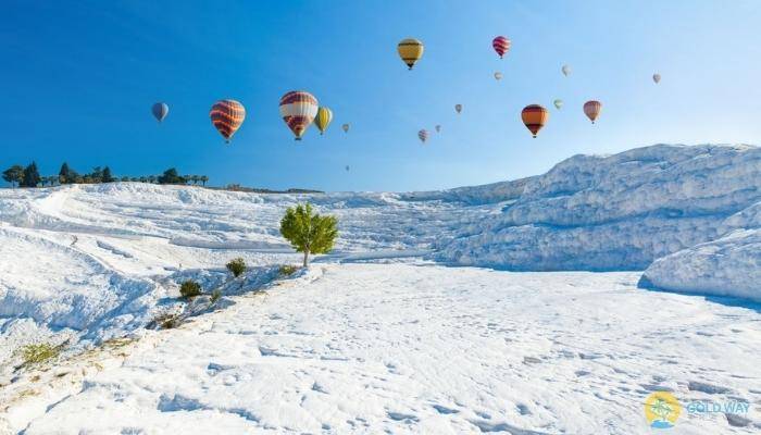BALLONFLUGT OG PAMUKKALE TUR FRA BELEK - UDFLUGTER I BELEK
