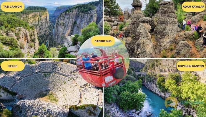 CANYON DE TAZI DEPUIS ALANYA 5 EN 1 - EXCURSIONS � ALANYA