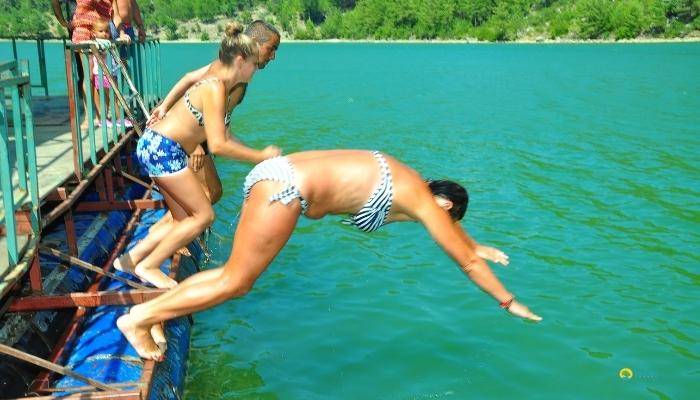 KARACAREN'DE BALIK AVI VE PKNK - KEMER GEZLECEK YERLER