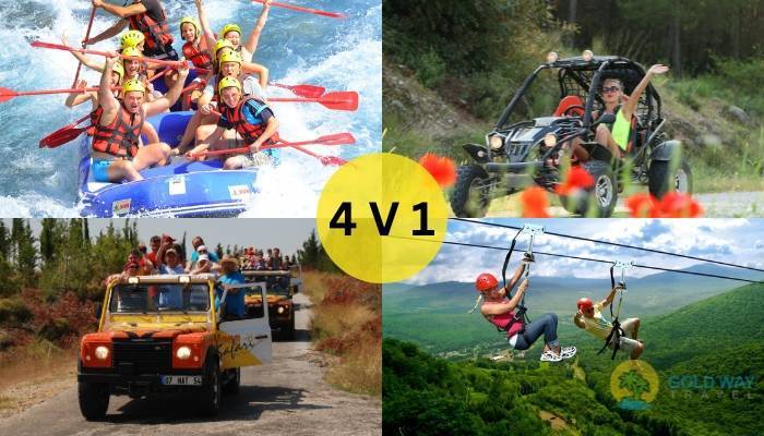 KOMBO RAFTINGAS I BELEKO 4 V 1 - EKSKURSIJOS BELEKE