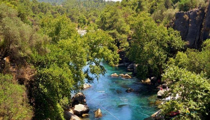 RAFTING OCH TAZI CANYON FRN ANTALYA 4 I 1 - UTFLYKTER I ANTALYA