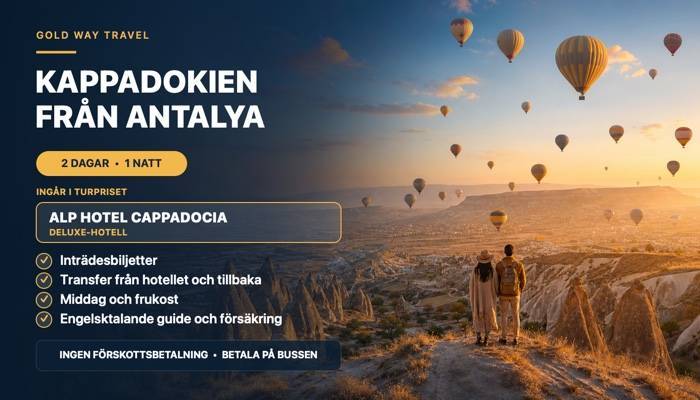 UTFLYKT TILL KAPPADOKIAN FR�N ANTALYA - UTFLYKTER I ANTALYA