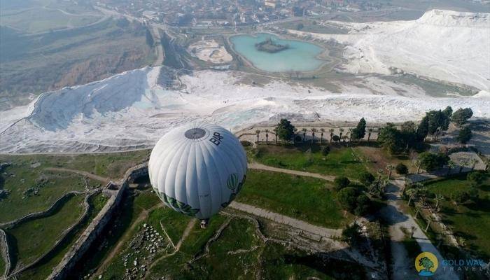 VOL EN MONTGOLFIRE ET TOUR DE PAMUKKALE DEPUIS KEMER - EXCURSIONS  KEMER